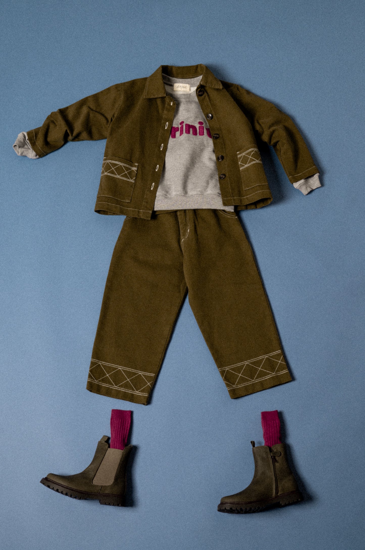 Sudadera Birinit grey niña
