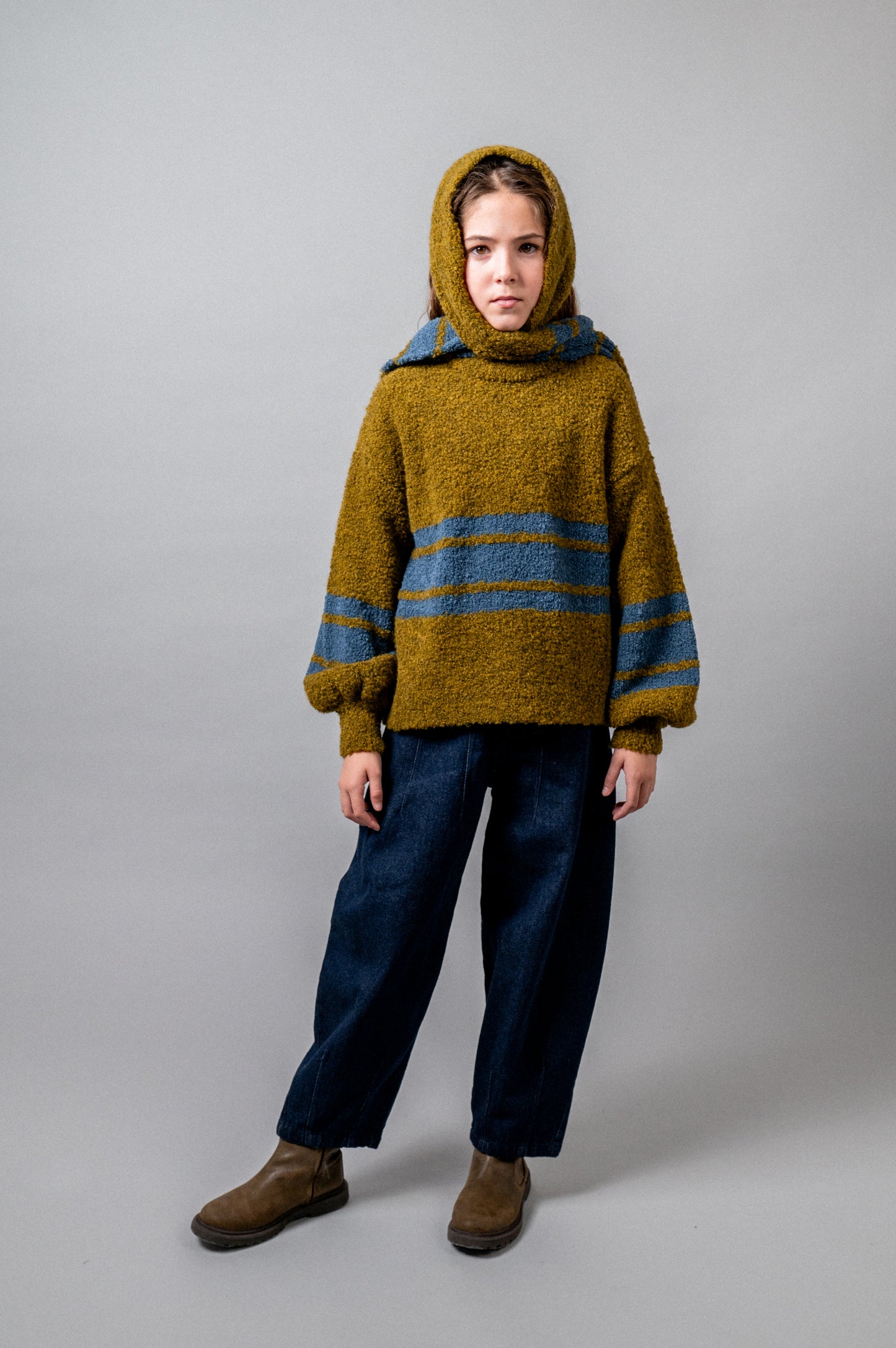 Pantalón largo denim niña