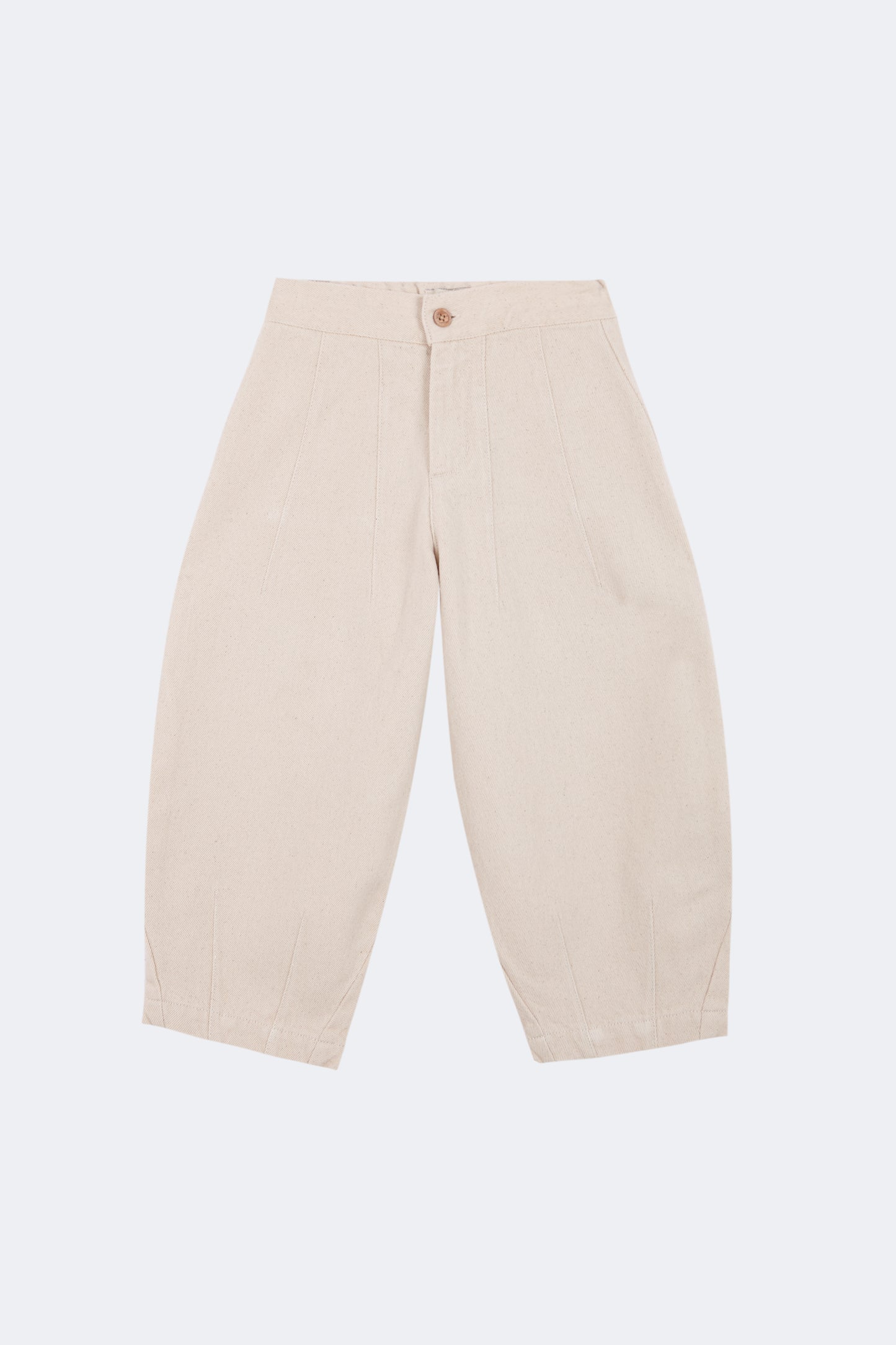 Pantalón largo denim crudo niña