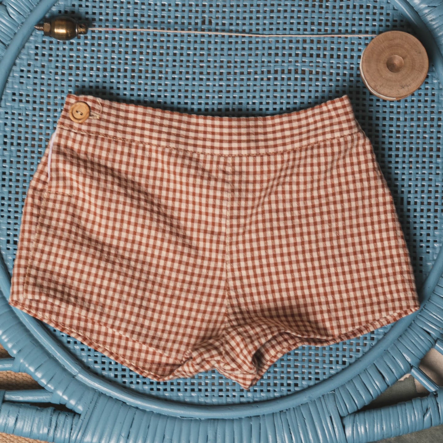 Small teja Gingham short