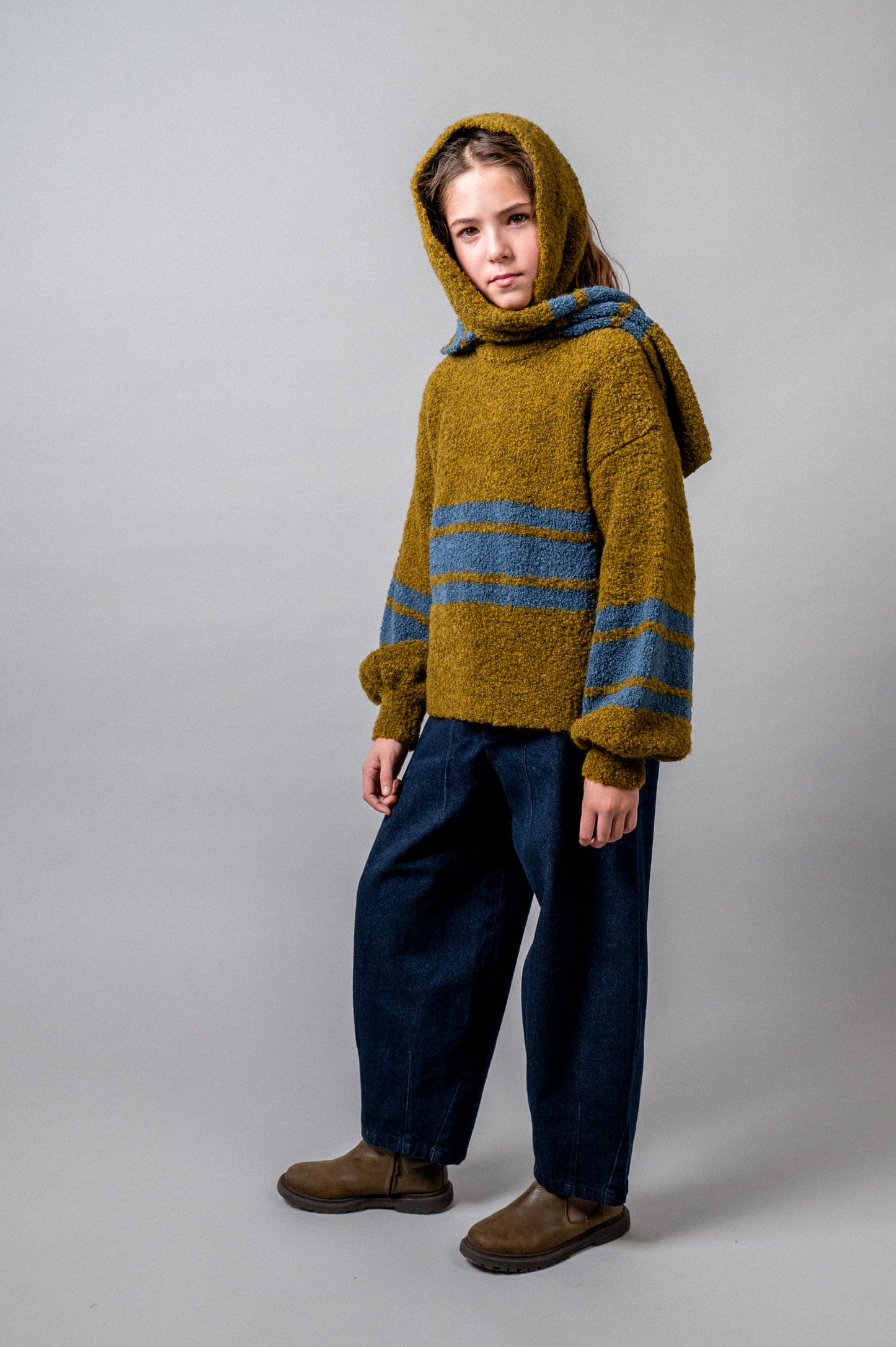 Pantalón largo denim niña