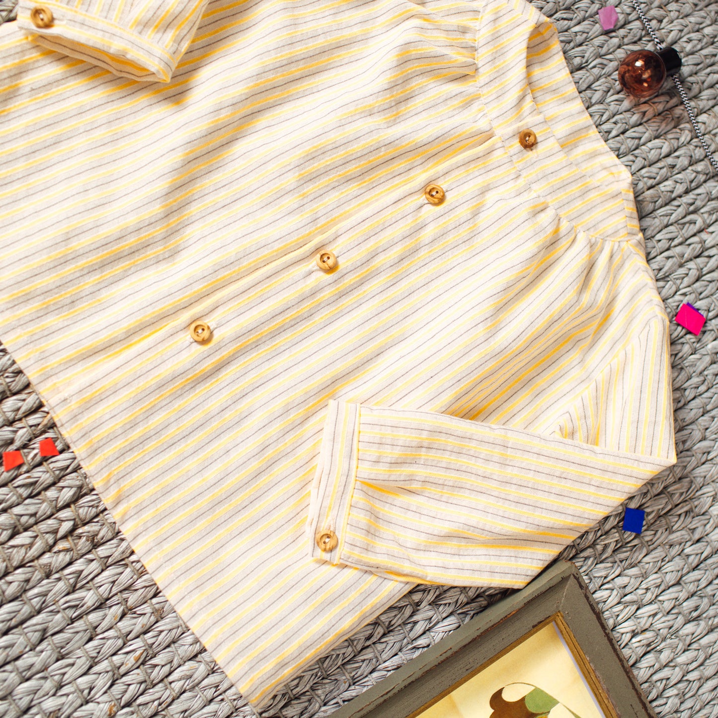 Yellow Stripes maho shirt