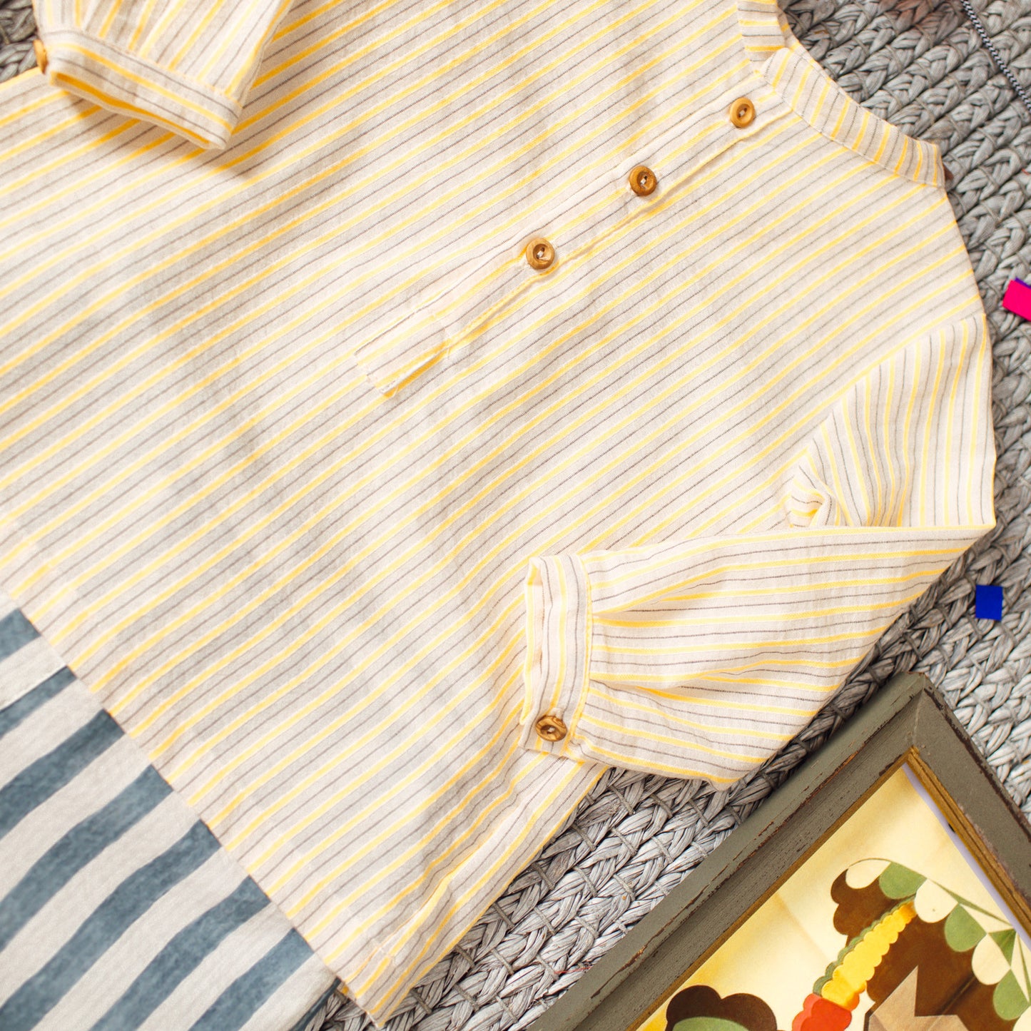 Yellow Stripes polo shirt