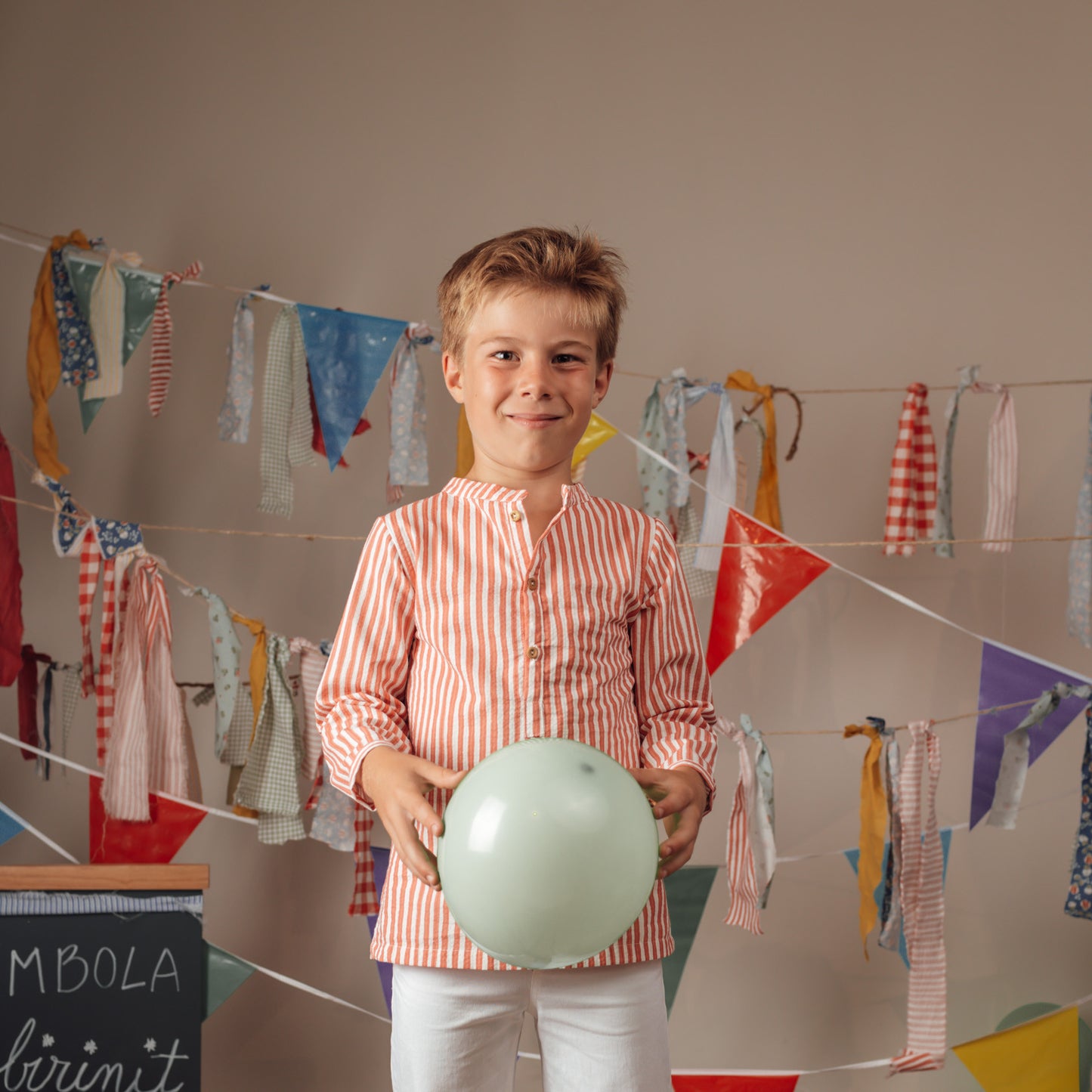 Red Stripes polo shirt