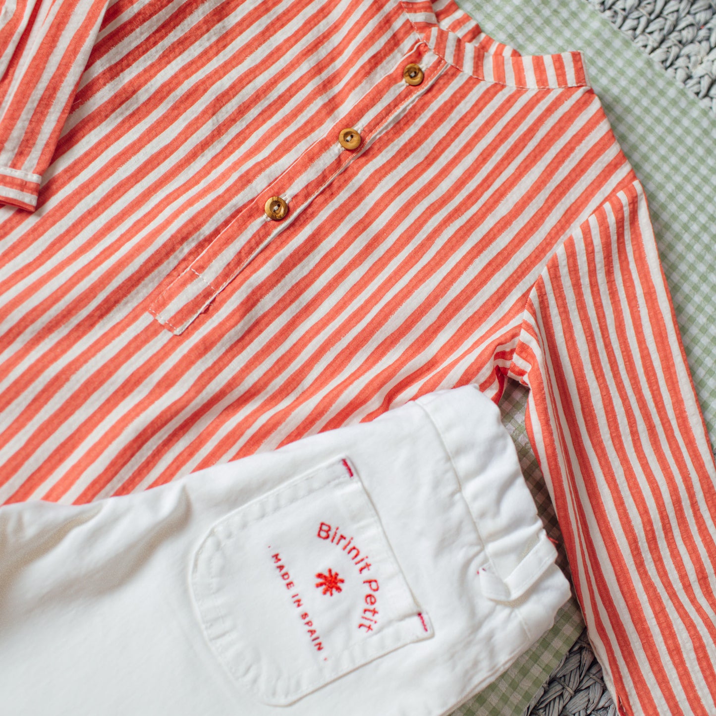 Red Stripes polo shirt