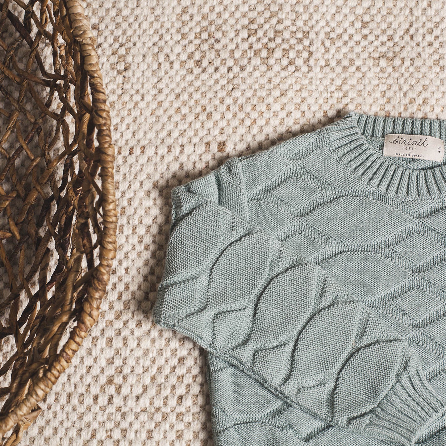 Green waves sweater