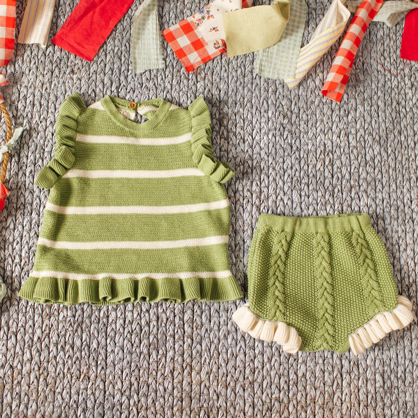 Green Stripes top