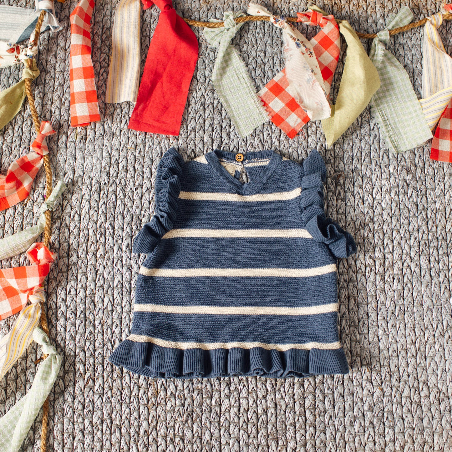 Navy Stripes top