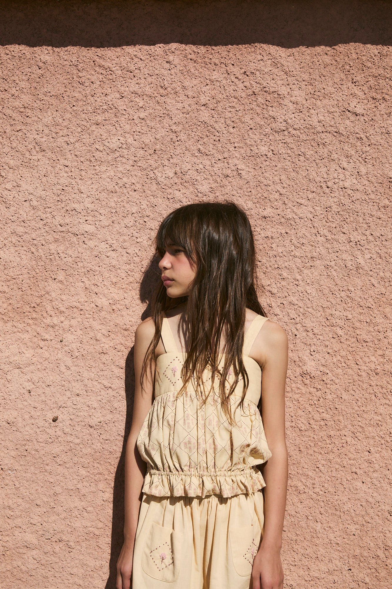 Castelflorite embroidered top girl