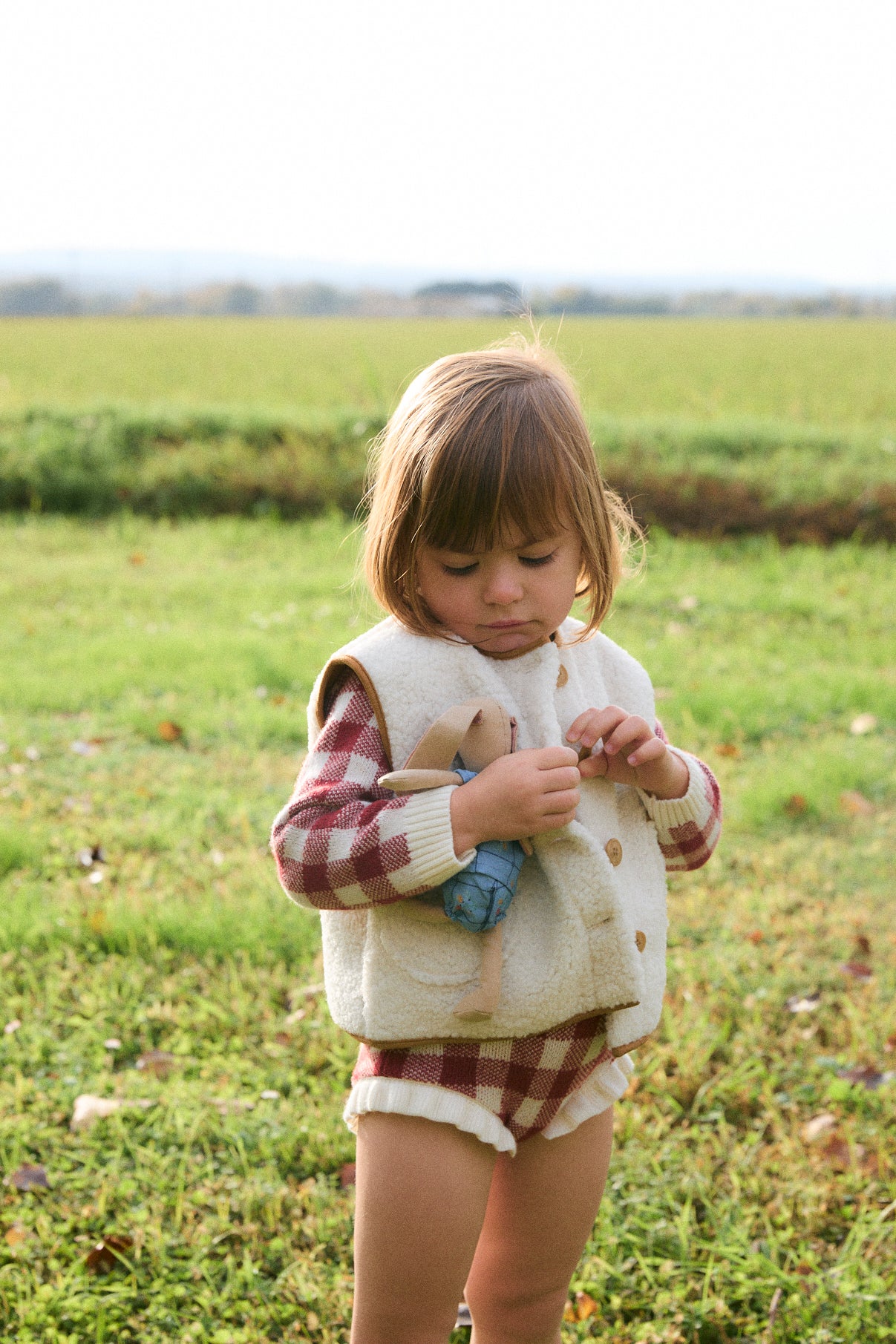 Gingham Russet straps bloomer