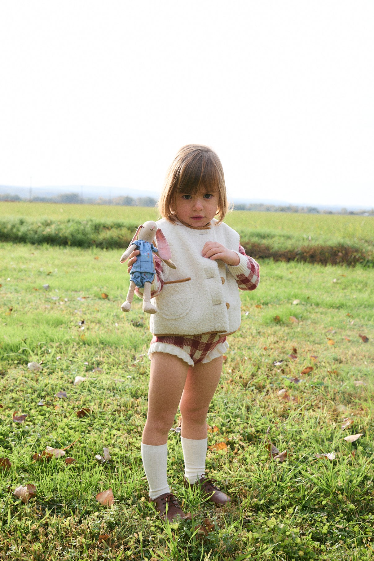 Gingham Russet straps bloomer