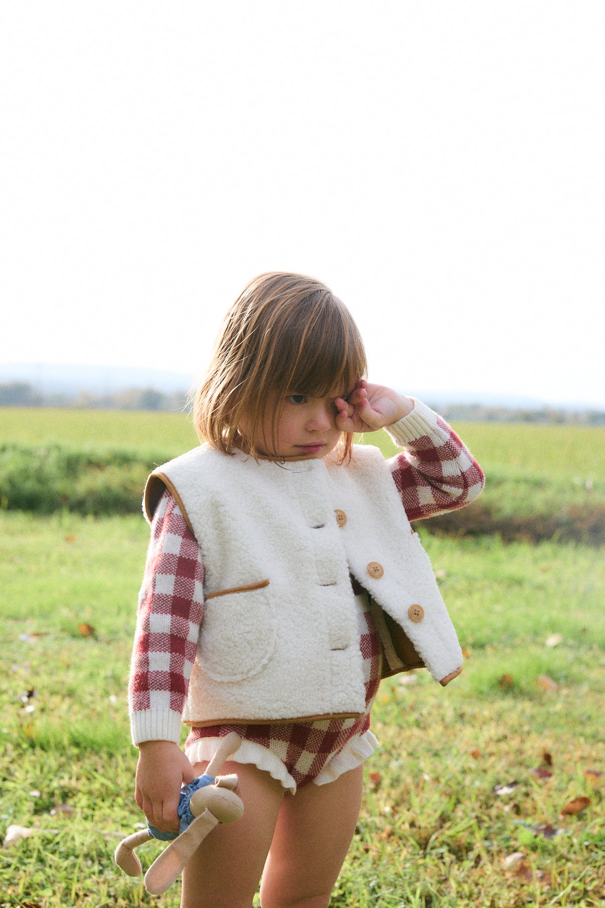 Gingham Russet straps bloomer