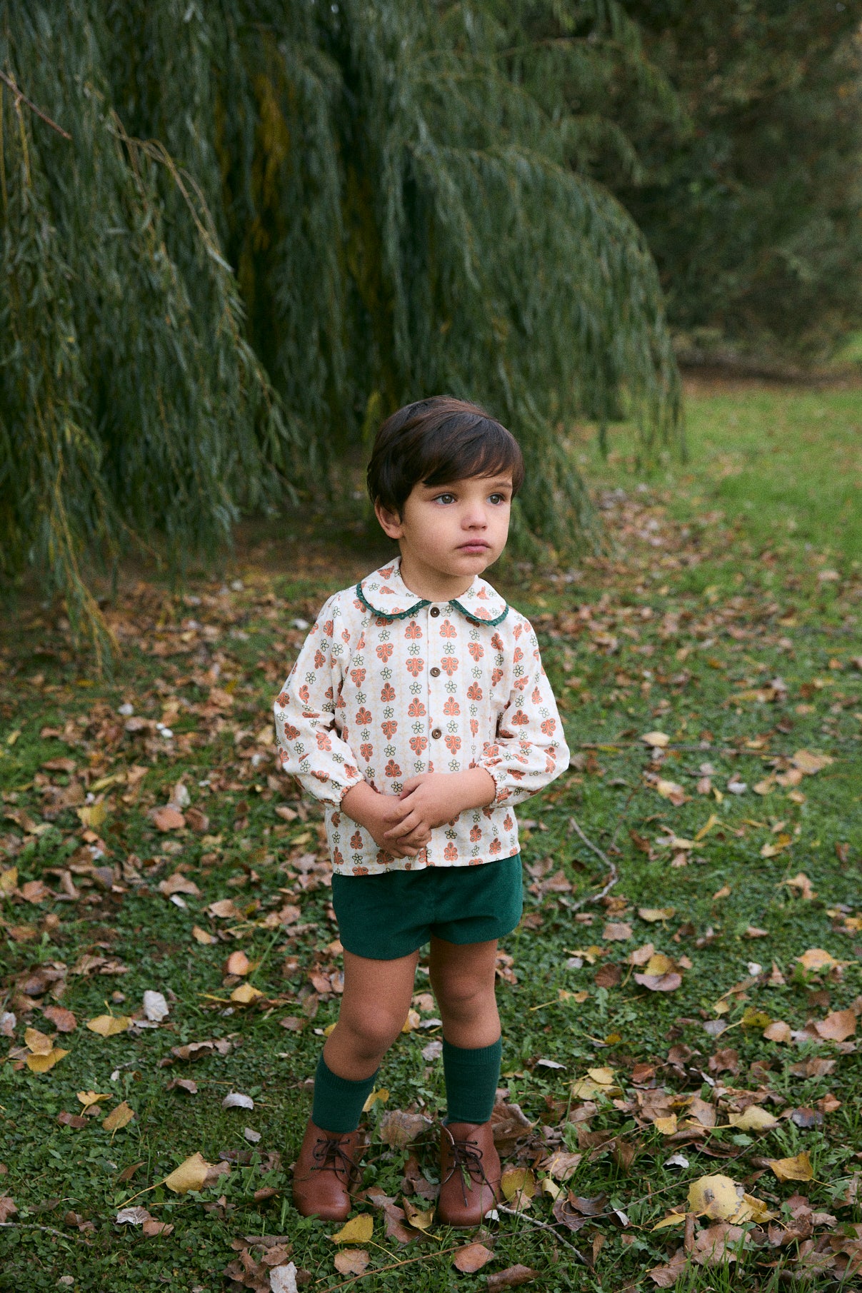 Camisa Idalina cuello Peter Pan bebé