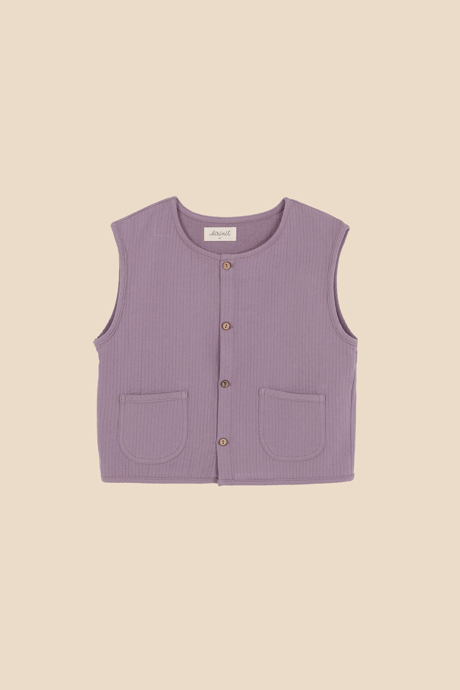 Antique mauve vest girl