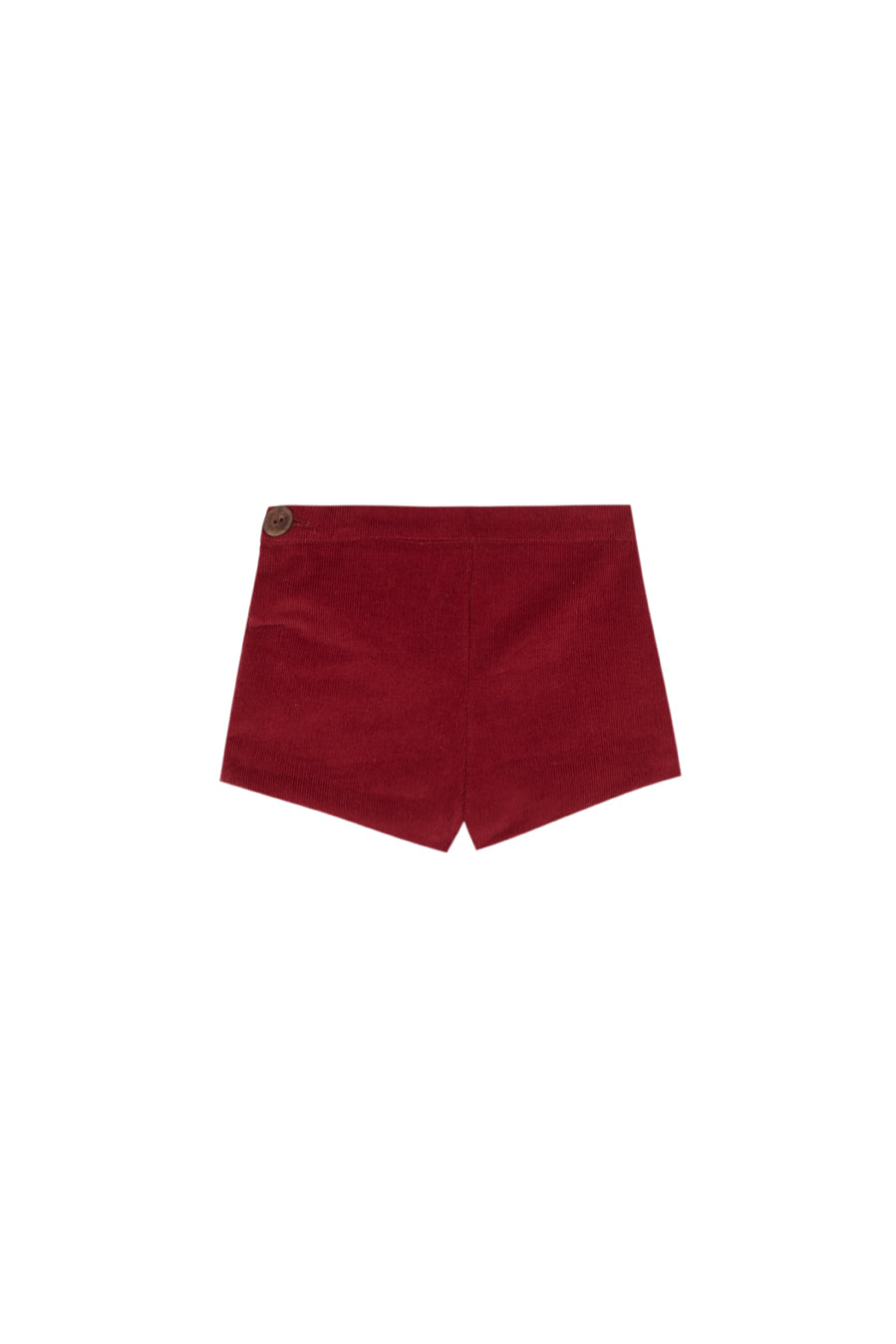 Pantalón corto pana Granate bebé