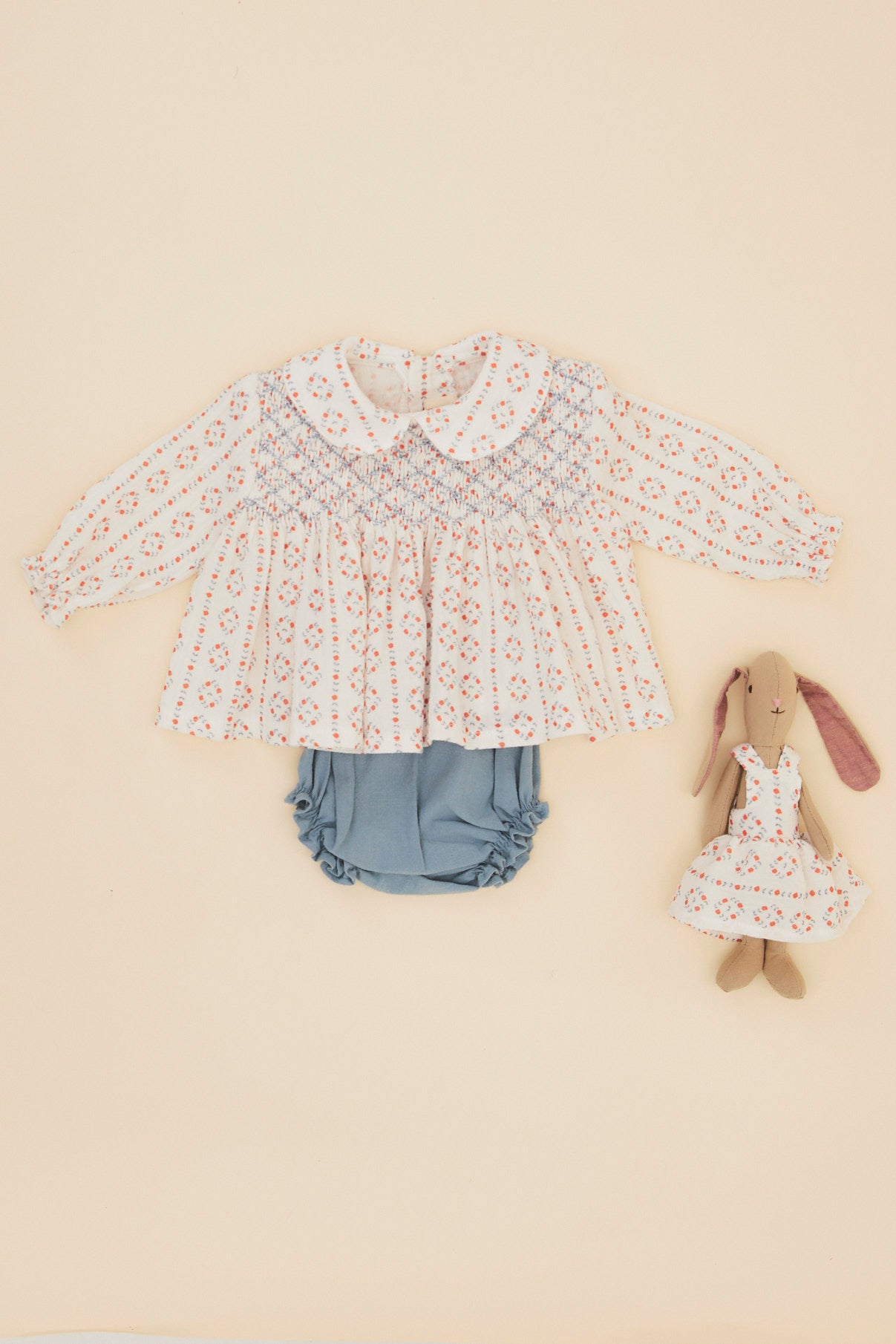 Esteiro blouse and bloomer set newborn