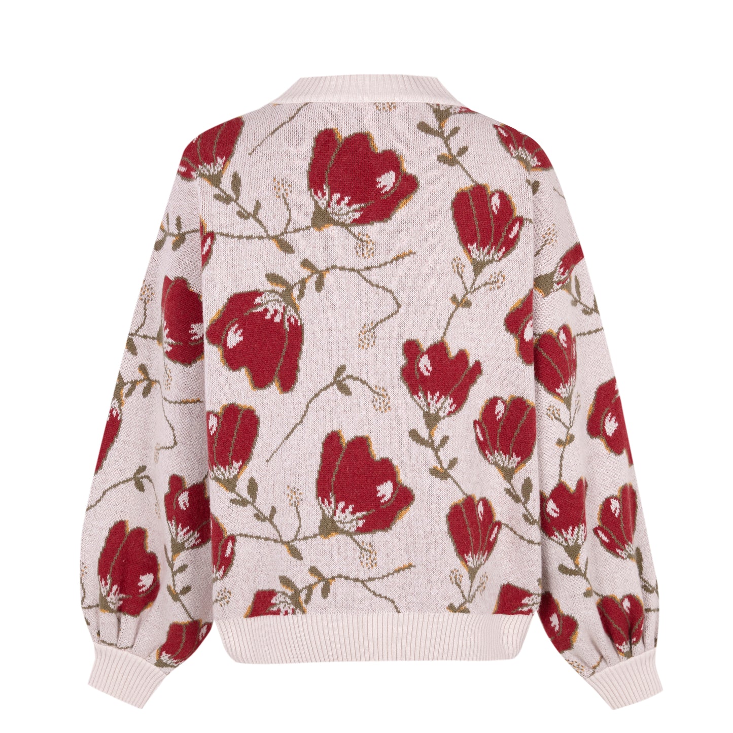 Jersey punto de mujer flor Lola