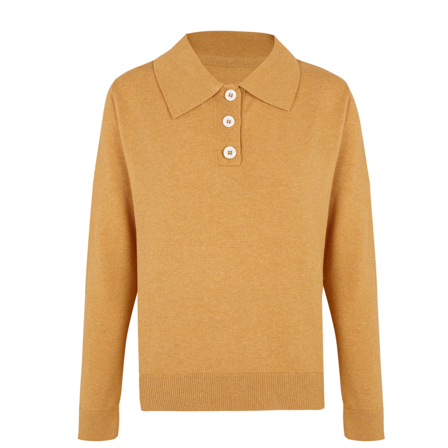 Woman Mustard Biri knit sweater