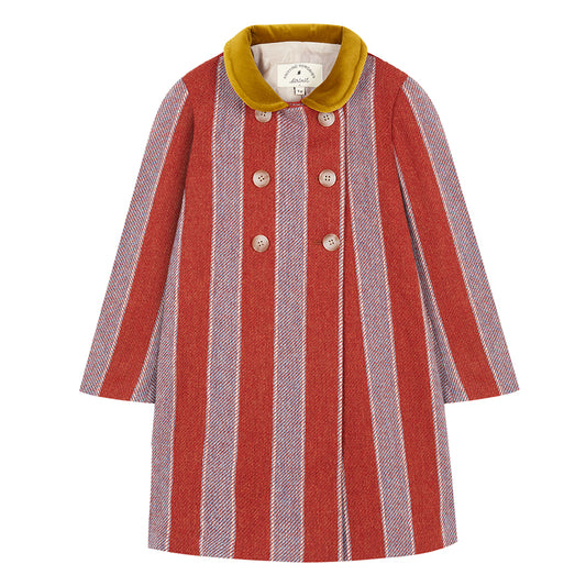 Velazquez stripes coat baby neck baby