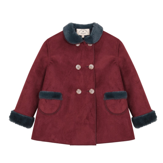 Van Gogh Burgundy short coat