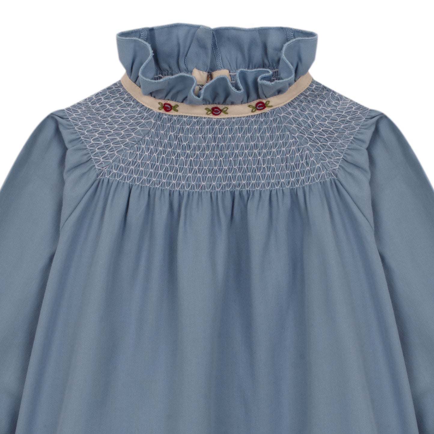 Cobalt Blue smocked blouse 