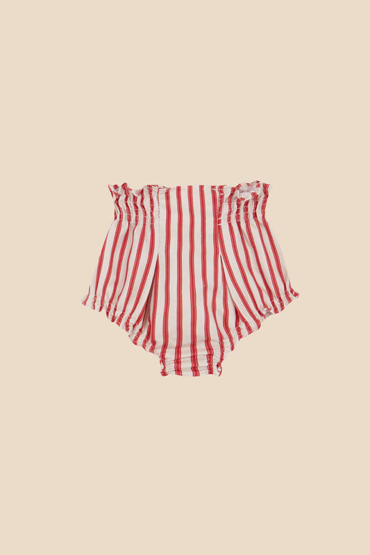 Red stripes high bloomer