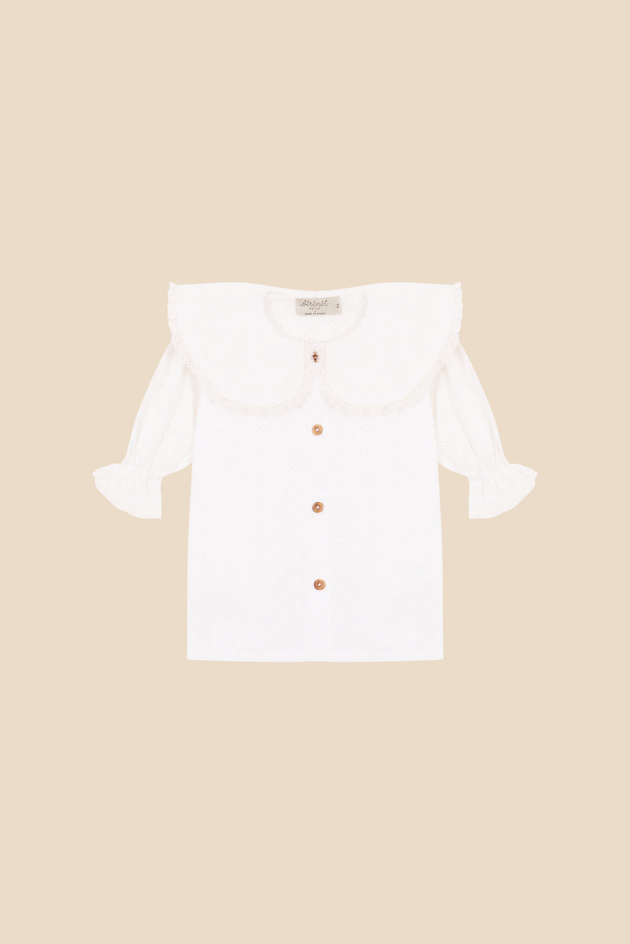 Batiste embroidered Chulísima shirt baby