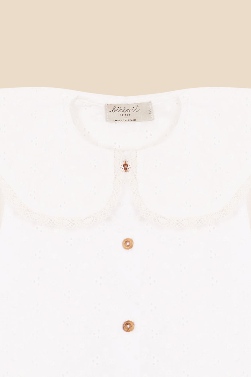 Batiste embroidered Chulísima shirt baby