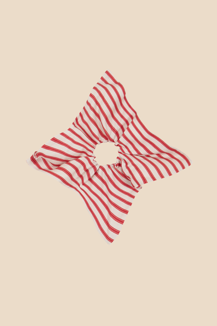 Big scrunchie red stripes