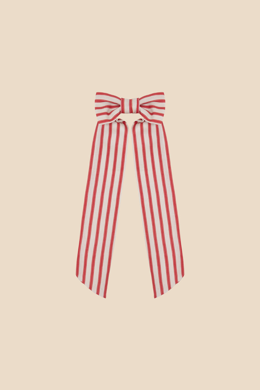 Big bow red stripes