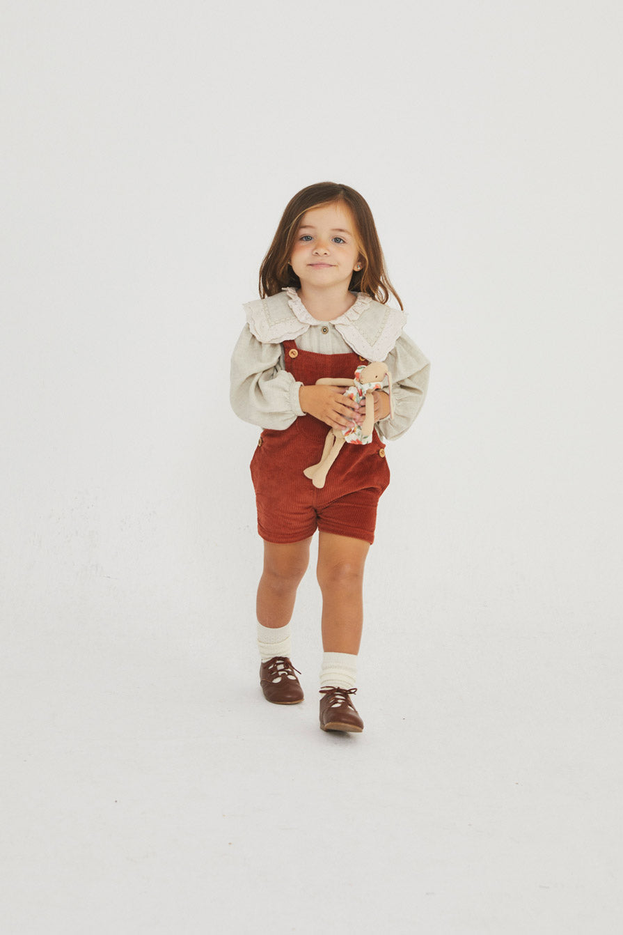 Cauldron corduroy short overall baby