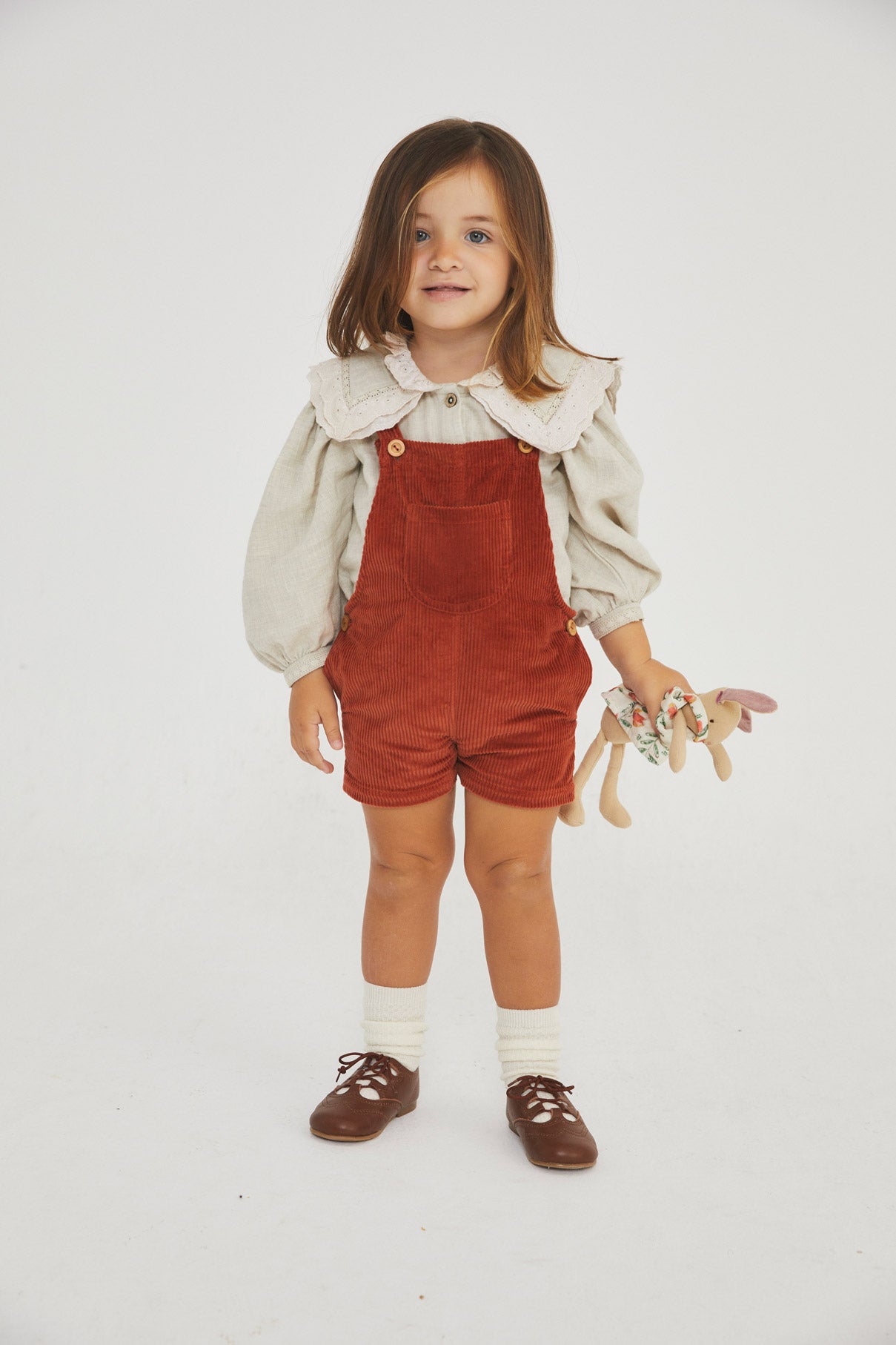 Cauldron corduroy short overall baby