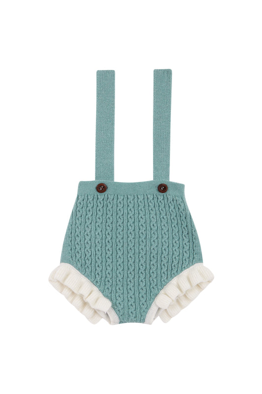 Mint knit straps bloomer