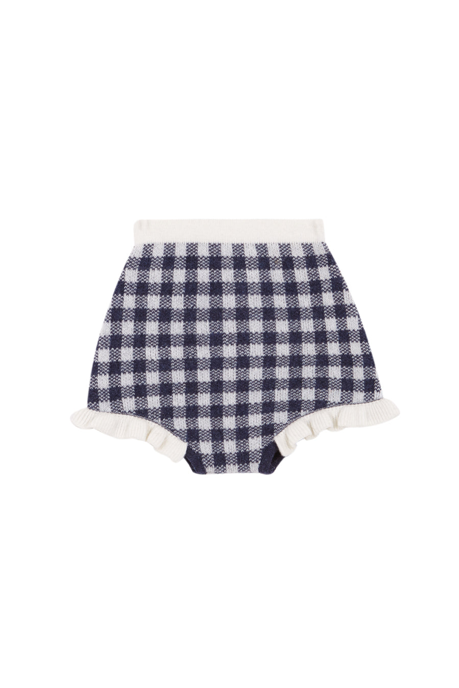Navy gingham bloomer