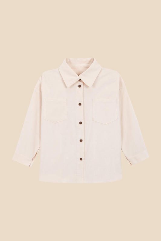 Camisa pana cruda niña