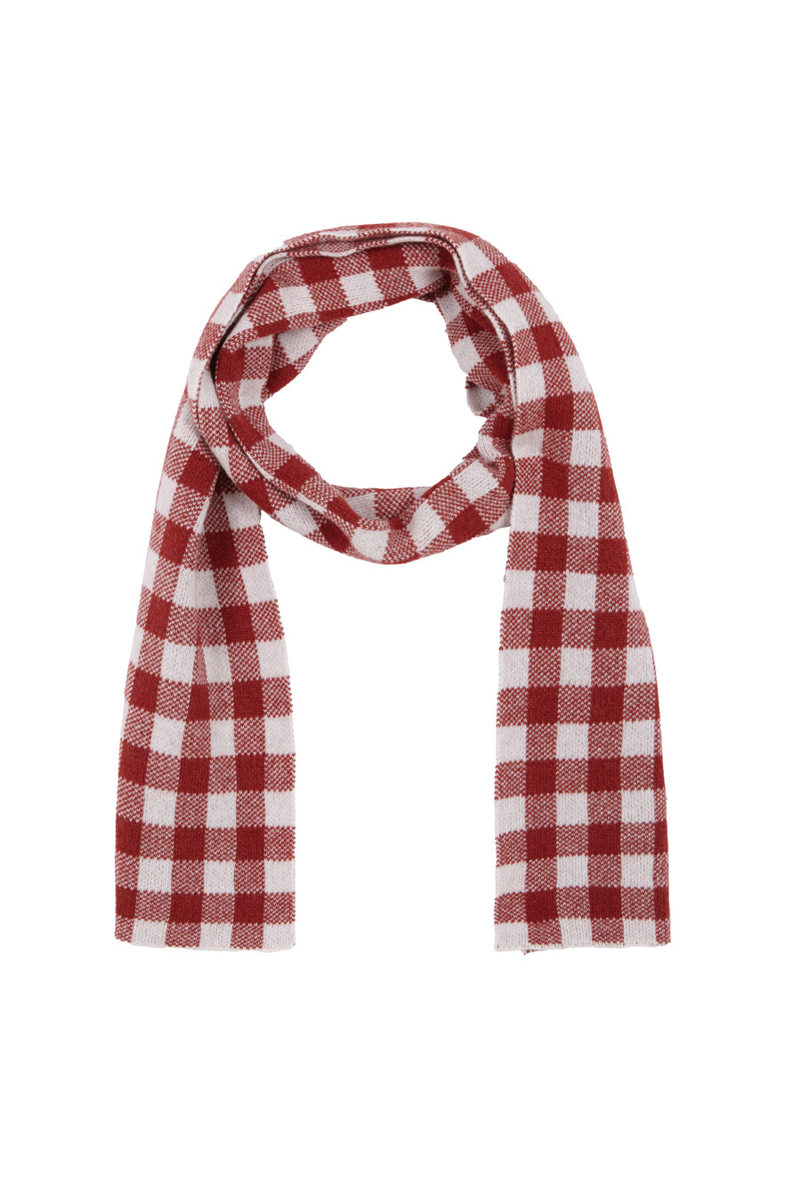 Bufanda punto vichy Russet niño