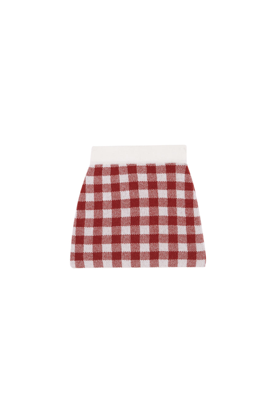 Mini Falda punto vichy Russet