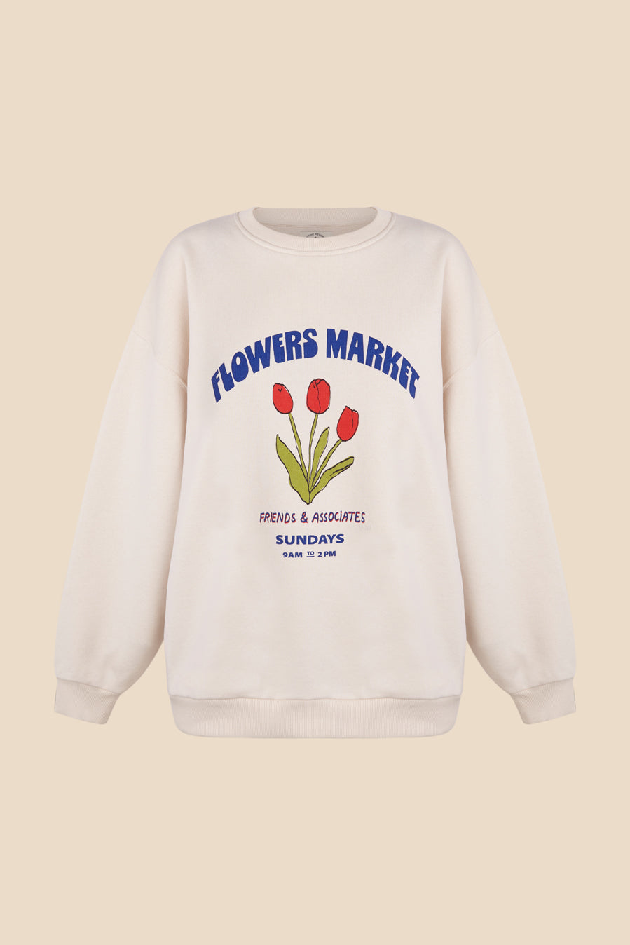 Sudadera de mujer Flowers Market