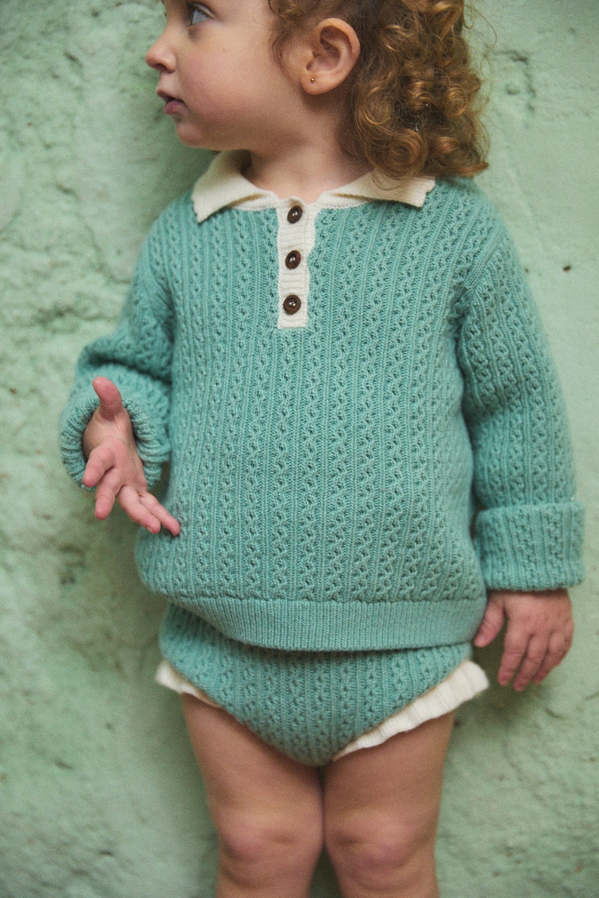 Mint Biri knit sweater baby