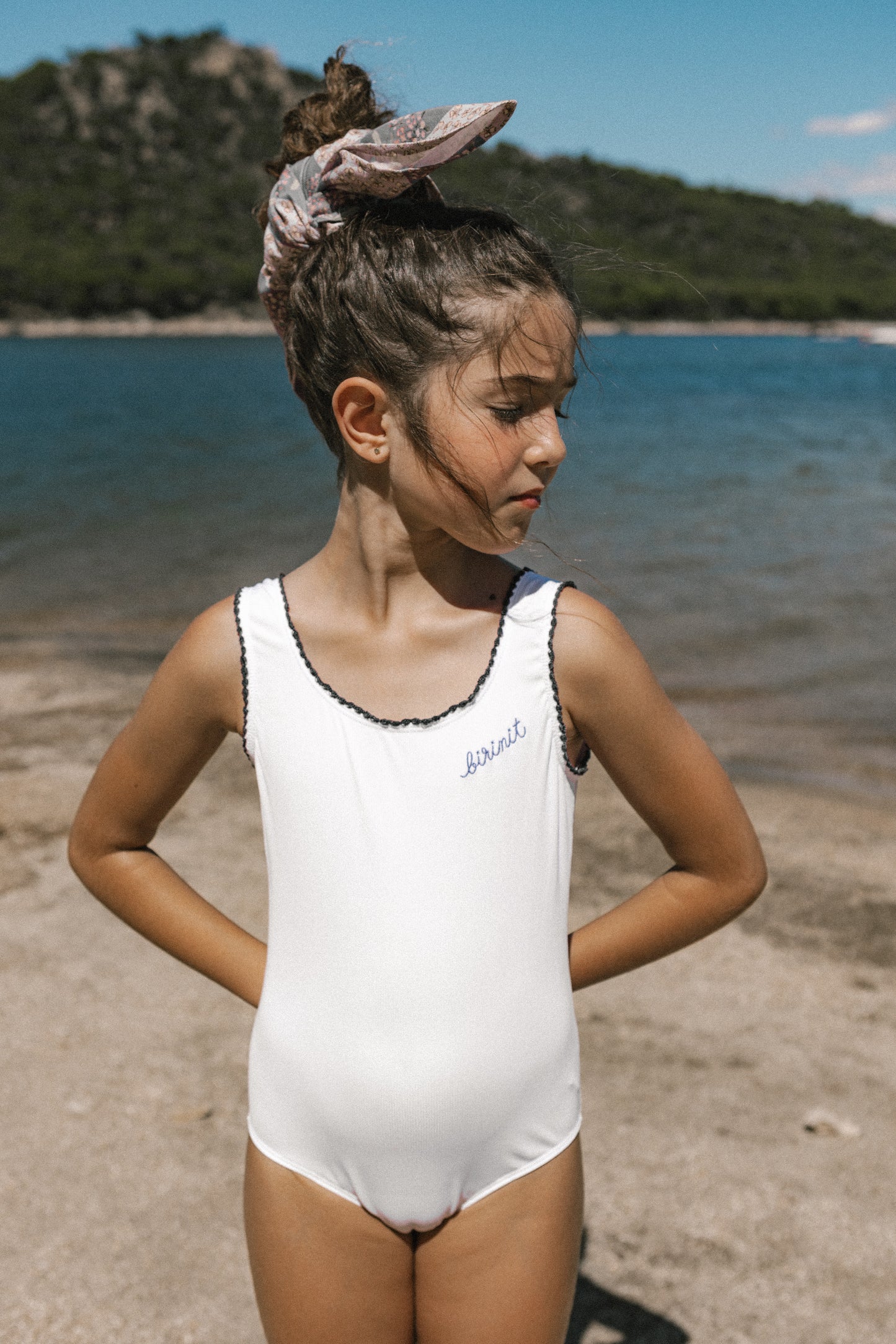 Birinit girl embroidered swimwear