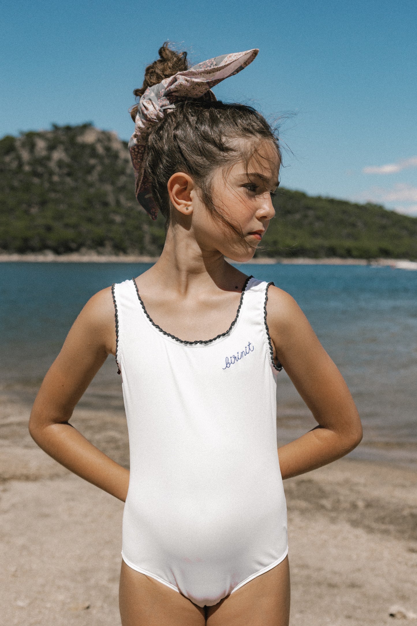 Birinit girl embroidered swimwear