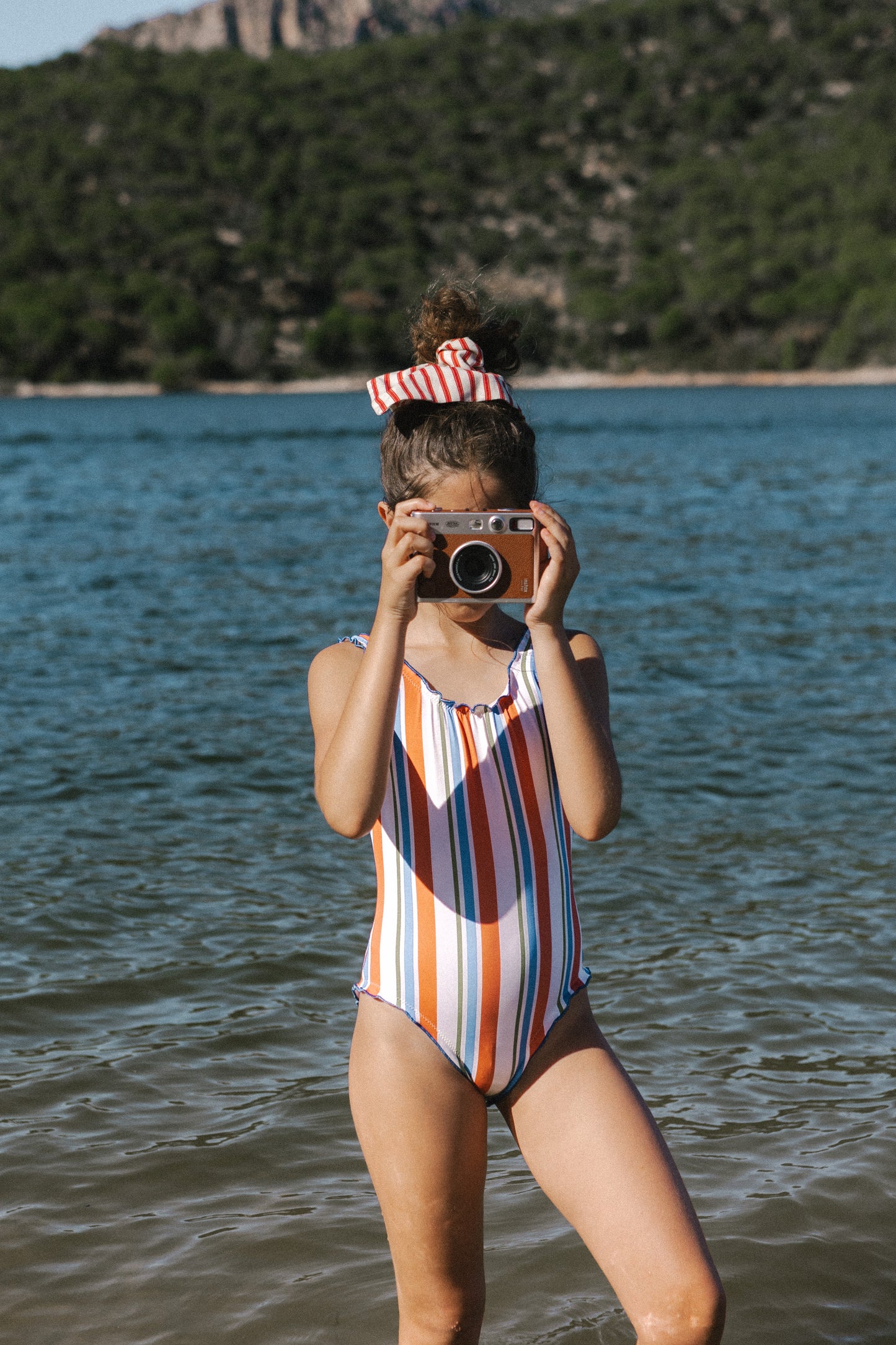 Miranda stripes girl swimwear