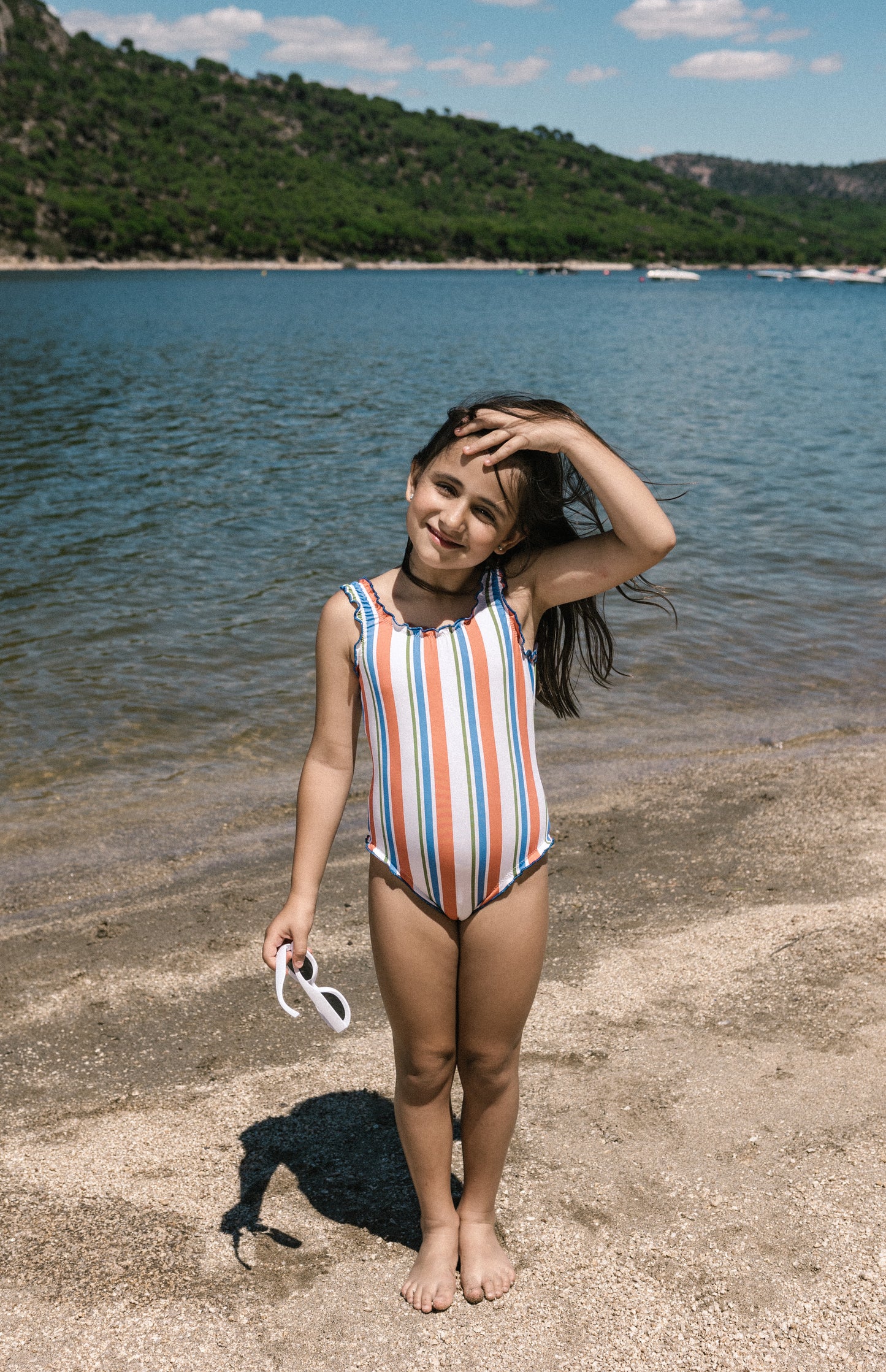 Miranda stripes girl swimwear