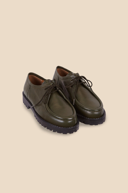 Zapato Wallabee oliva