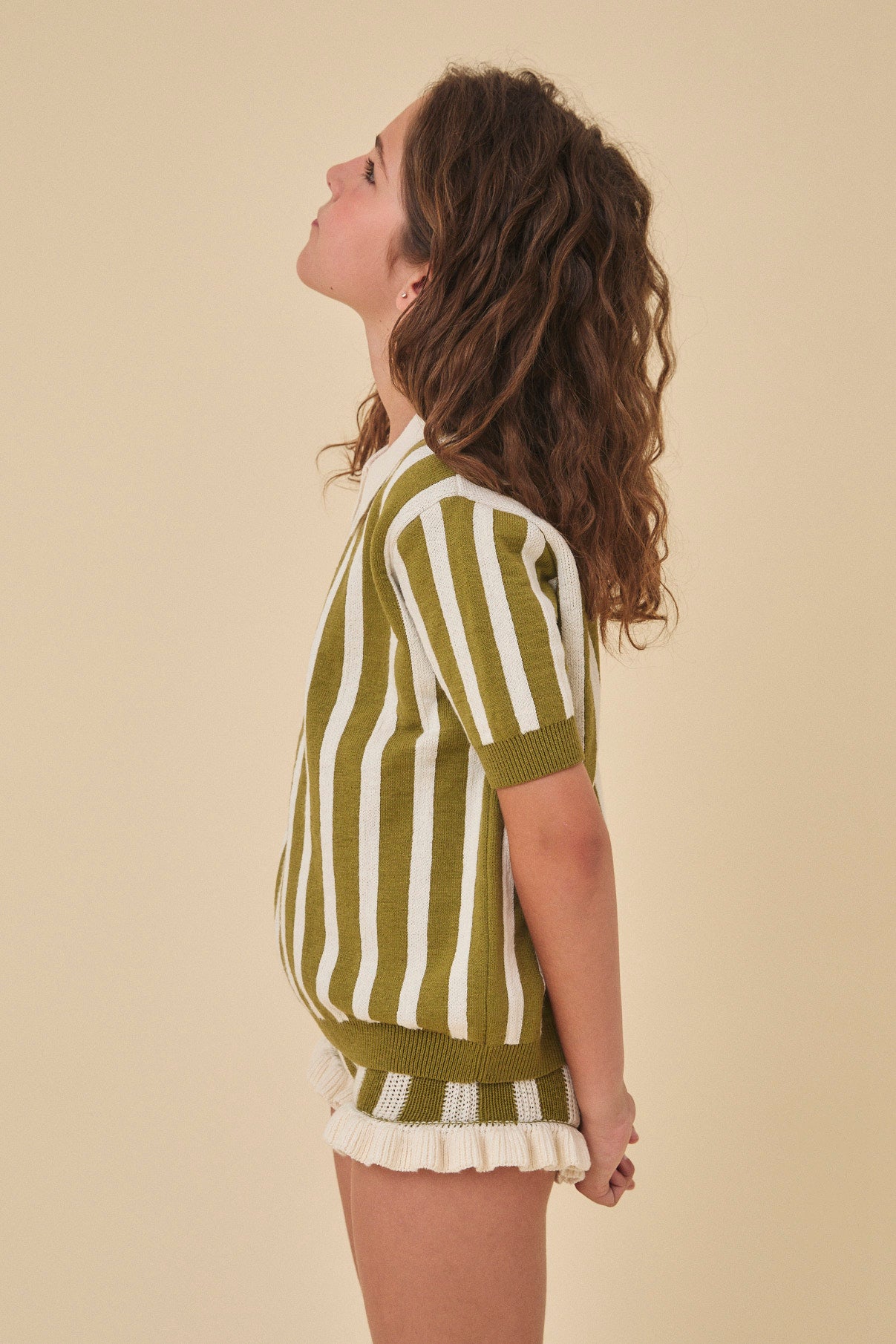 Salvia stripes Biri sweater baby