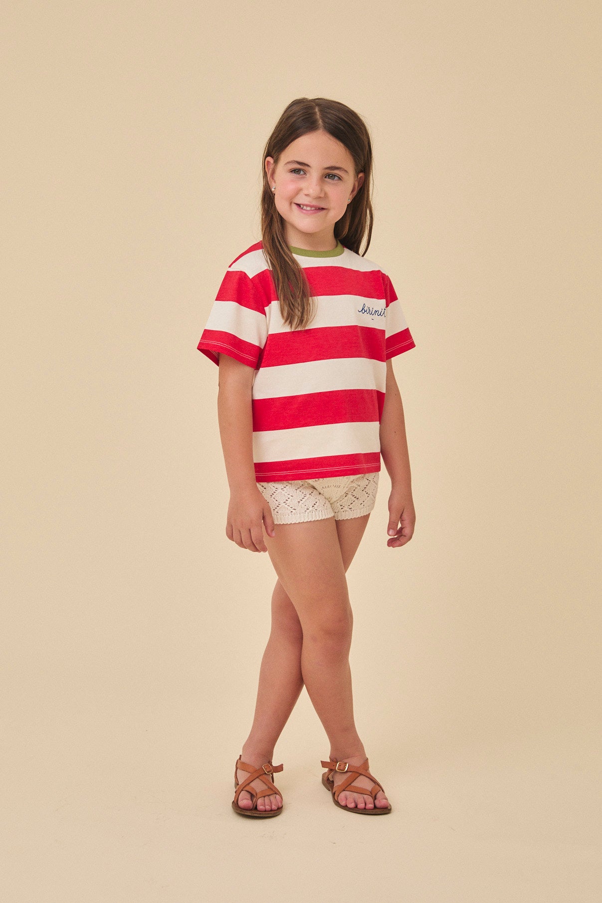 Red stripes t-shirt baby