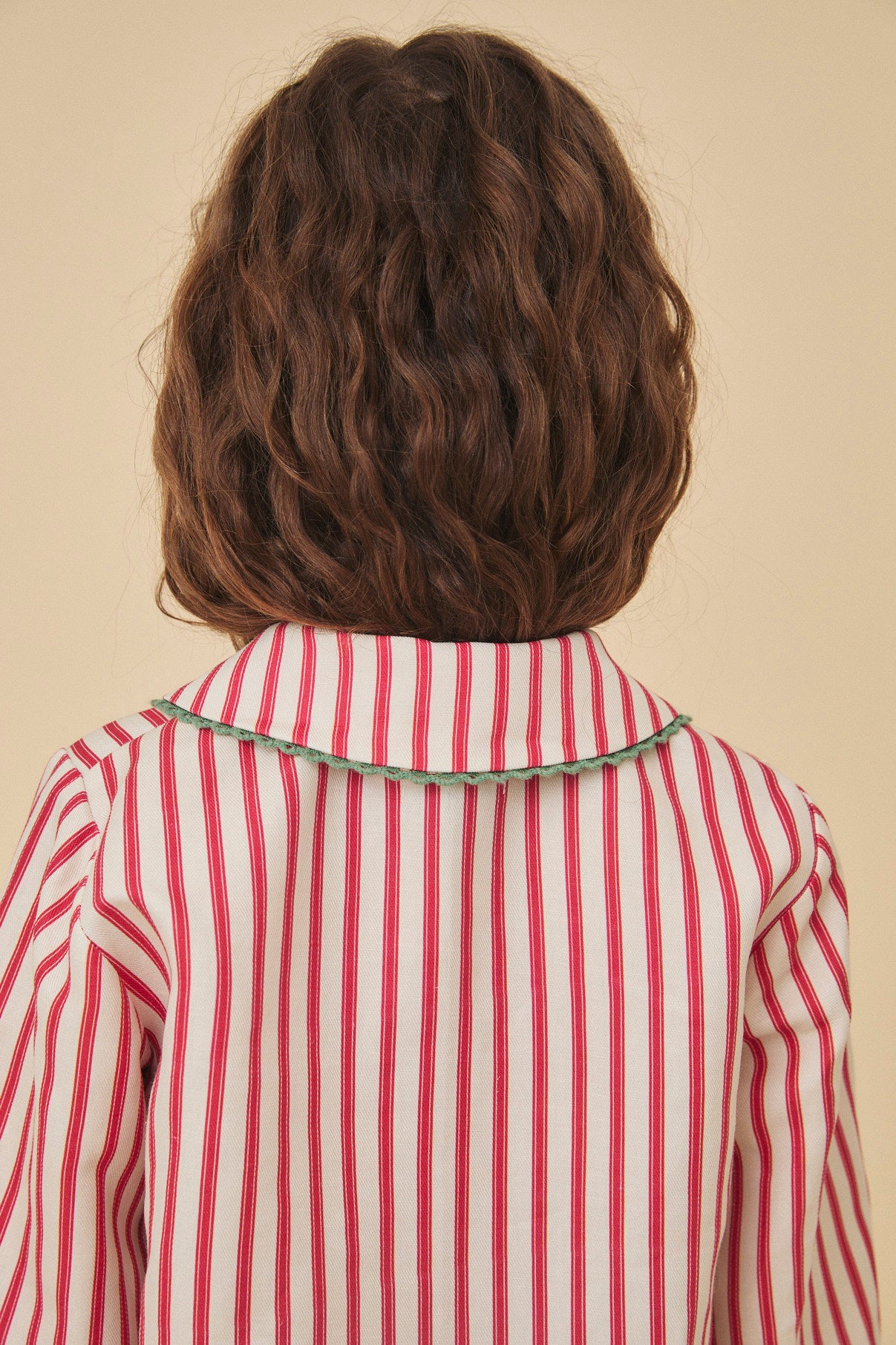 Red stripes blouse