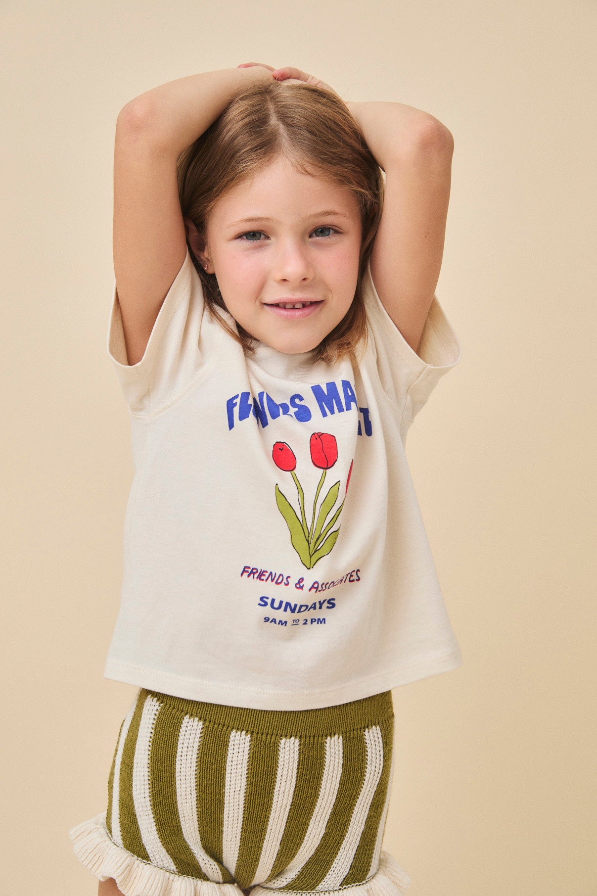 Camiseta Flowers Market girl