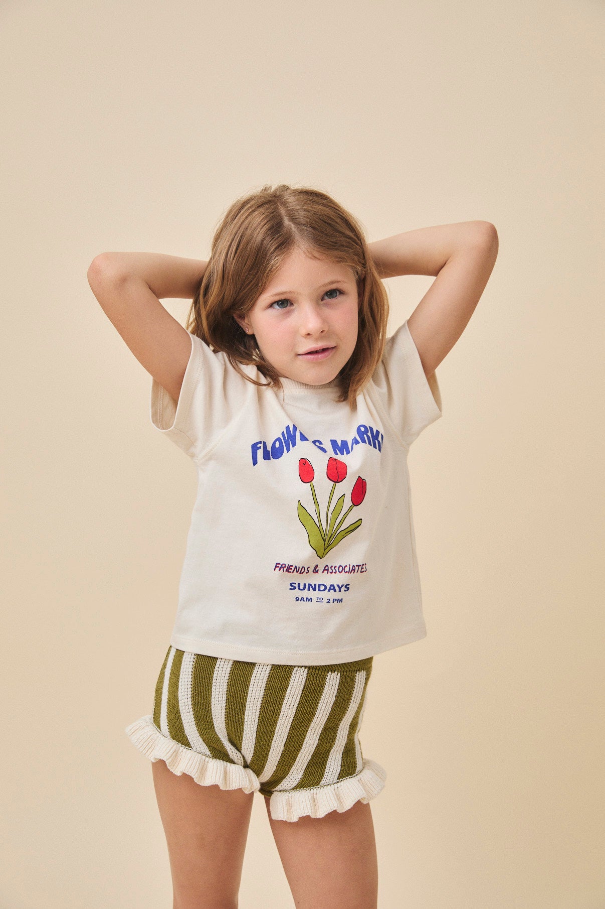 Camiseta Flowers Market girl