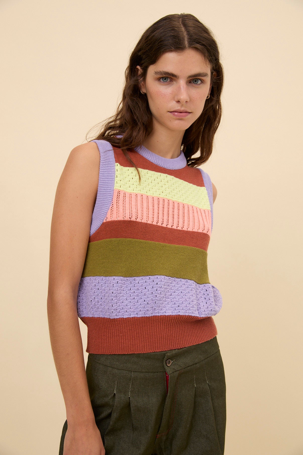 Woman Lamacido stripes top